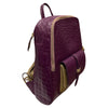 SCOPELOS. PURPLE 3D LEATHER ART BACKPACK