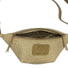 MINI. BEIGE 3D LEATHER BELT BAG