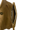 ALINA. CAMEL 3D FLOWER MULTISPACE LEATHER WALLET PURSE