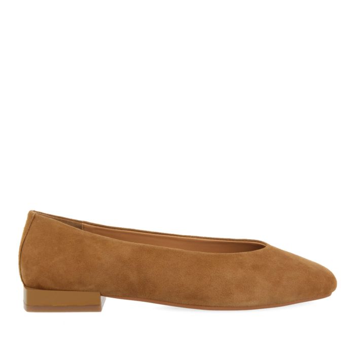 Suede leather super soft ballerinas