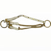 Trendy leather chain belt