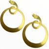 Χρυσά σκουλαρίκια κρίκοι