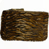Taba animal-print leather key holder