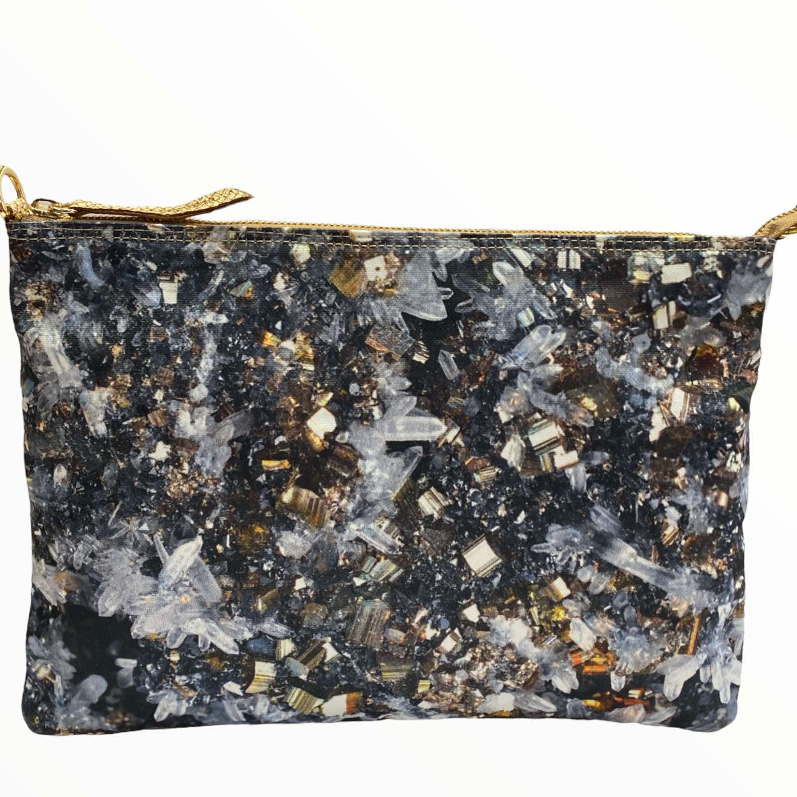 A4 LUXURY CLUTCH AND MESSENGER ART CRYSTAL PRINT BAG