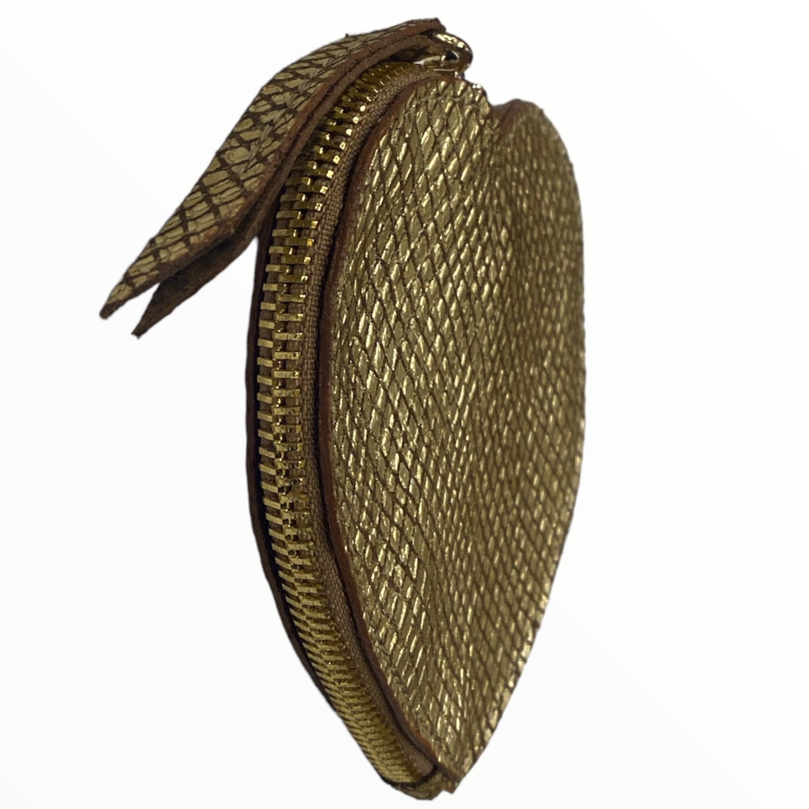 Leather heart coin wallet