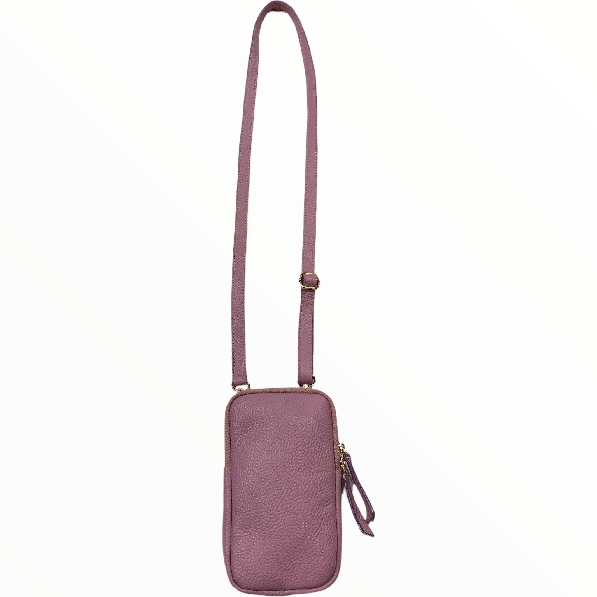 Lilac mobile leather case