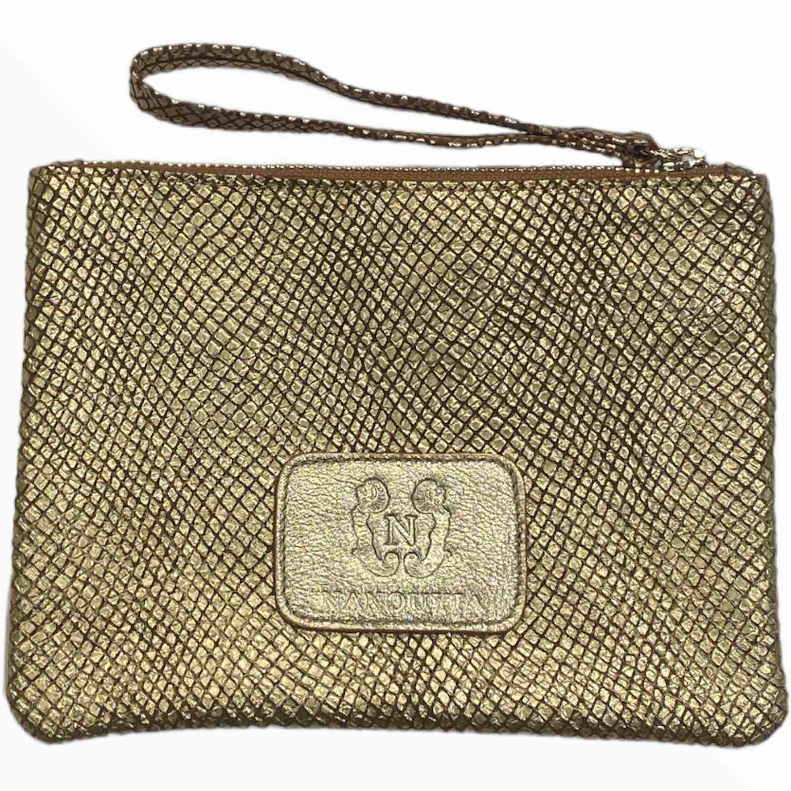 A3 leather beauty case and clutch