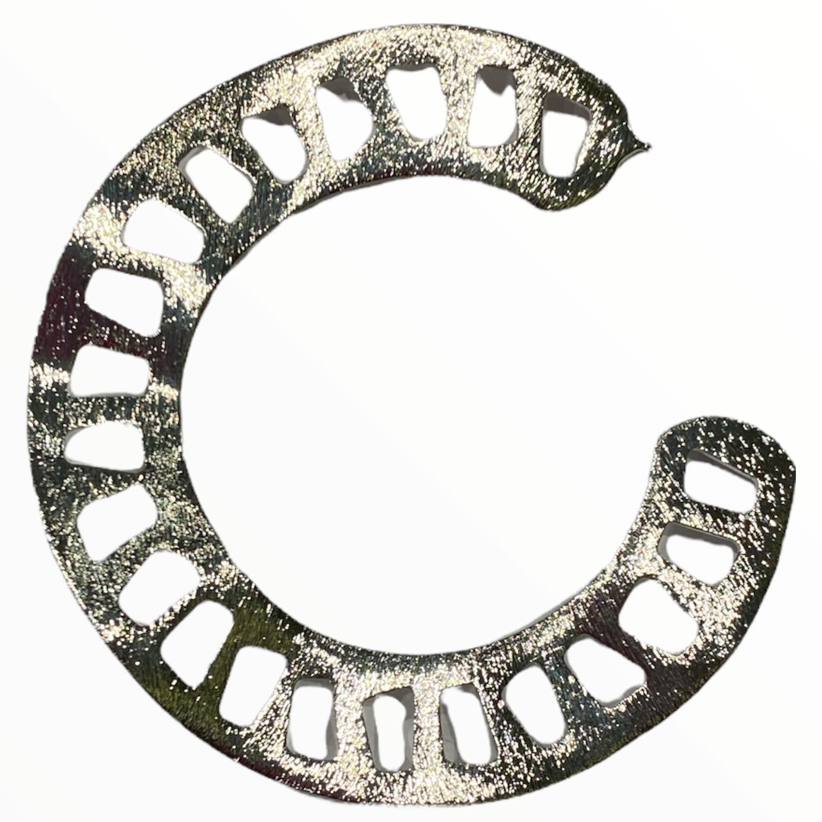 Silver hoops earrings