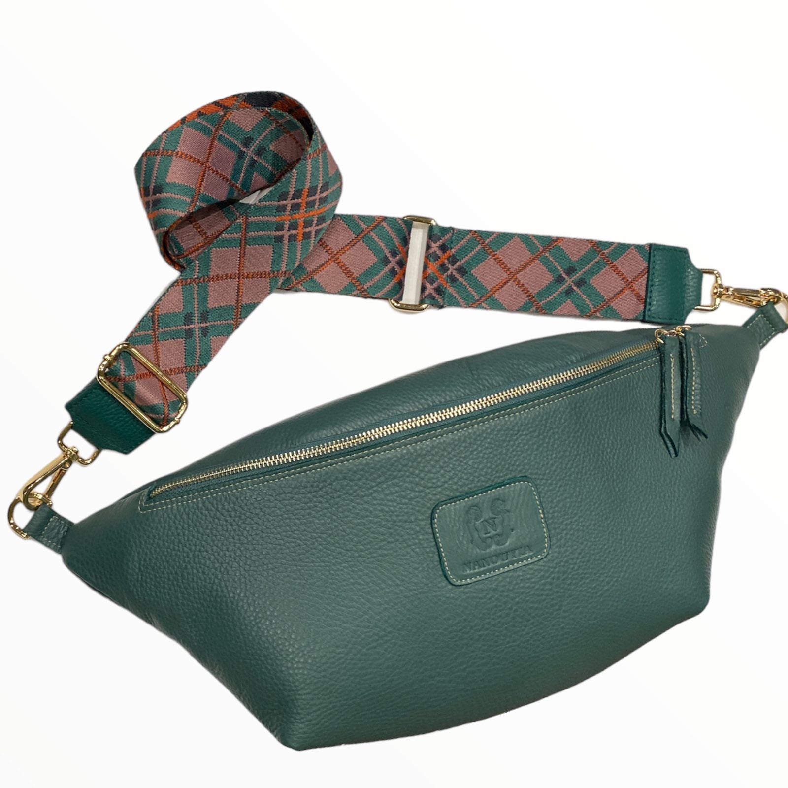 XXL lagoon leather belt bag