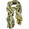 Butterflies and flowers art scarf