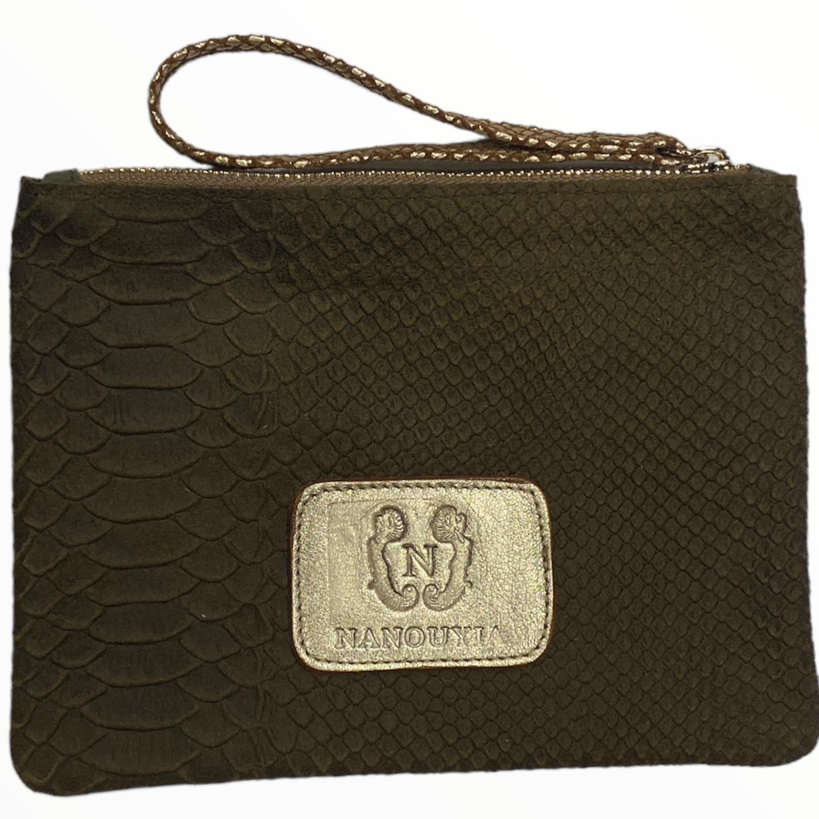 A3 leather beauty case and clutch