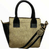 Gina mini. Gold leather tote bag