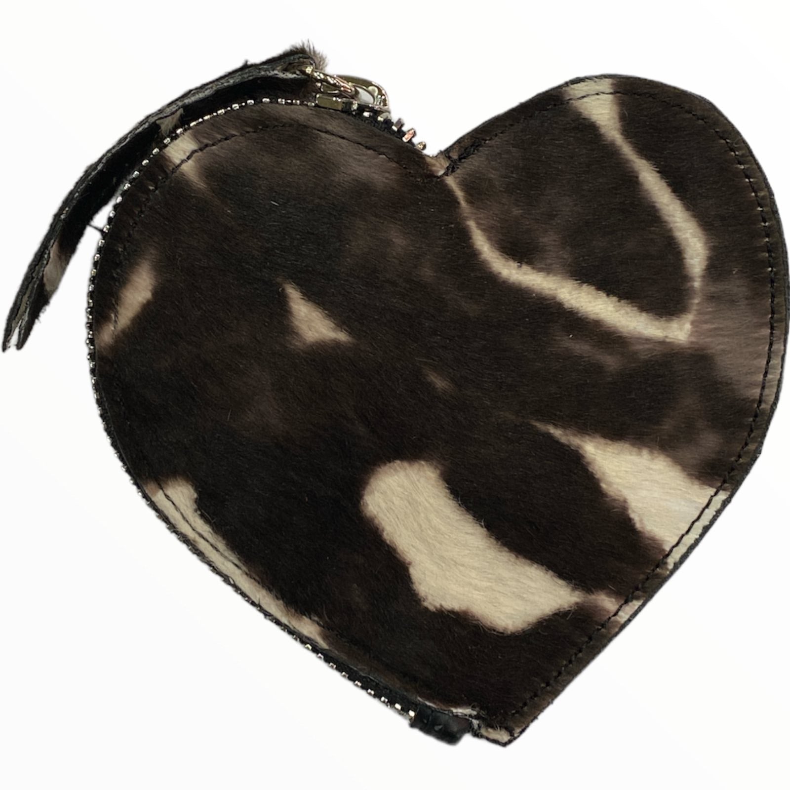 Leather heart coin wallet