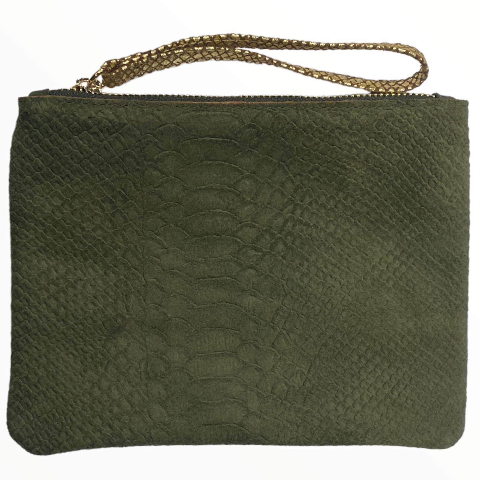 A3 leather beauty case and clutch