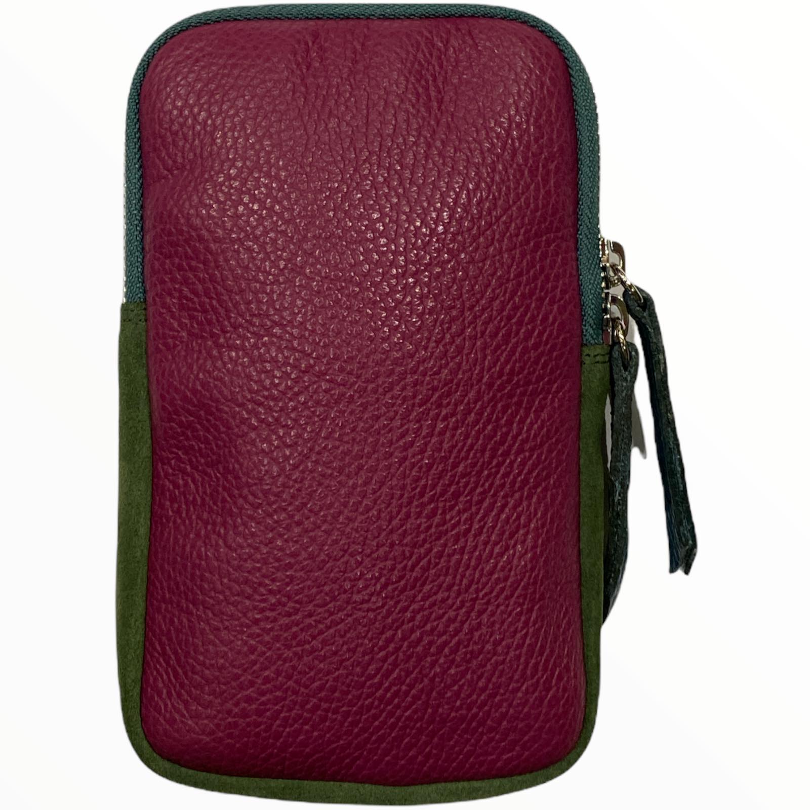 Magenta mobile leather case