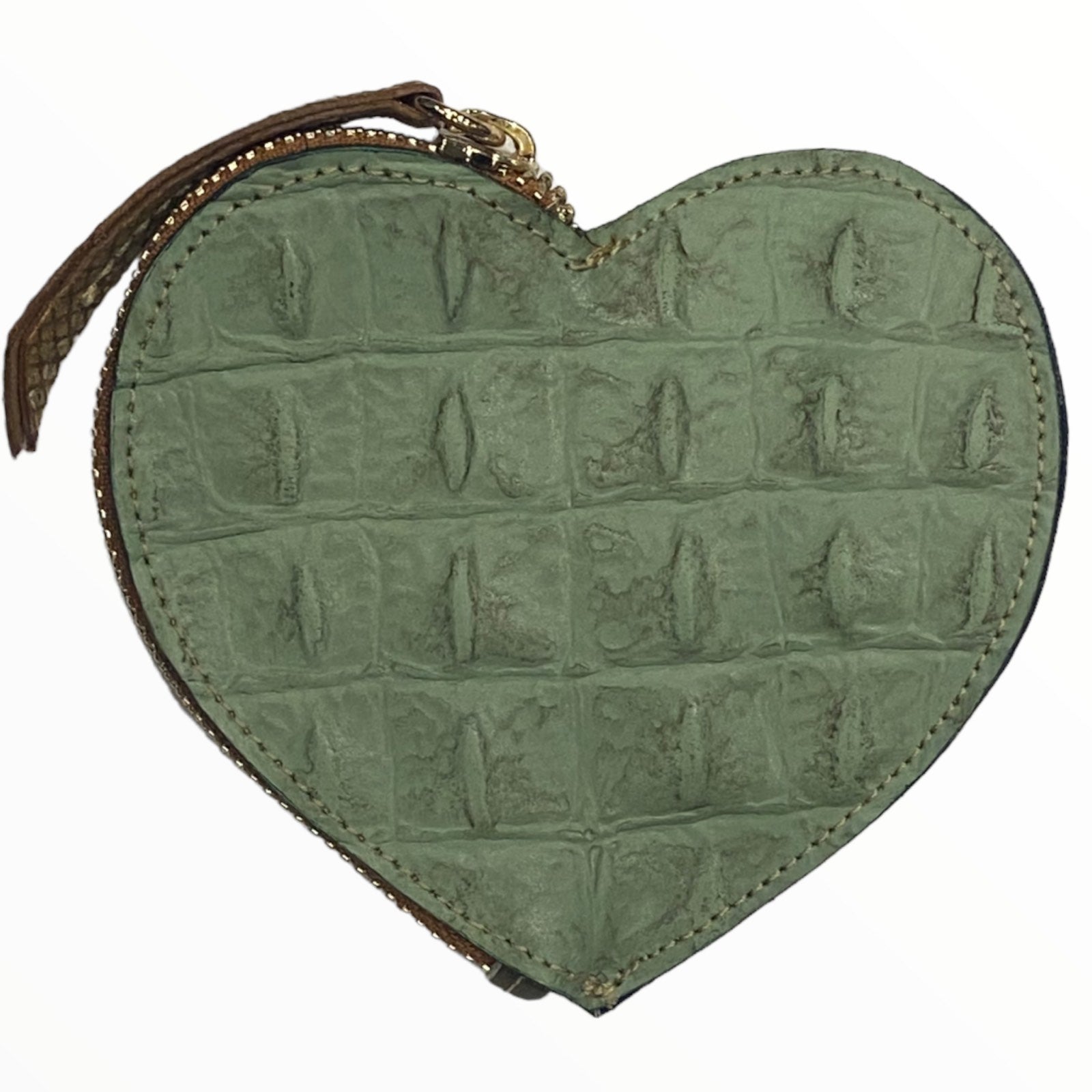 Leather heart coin wallet