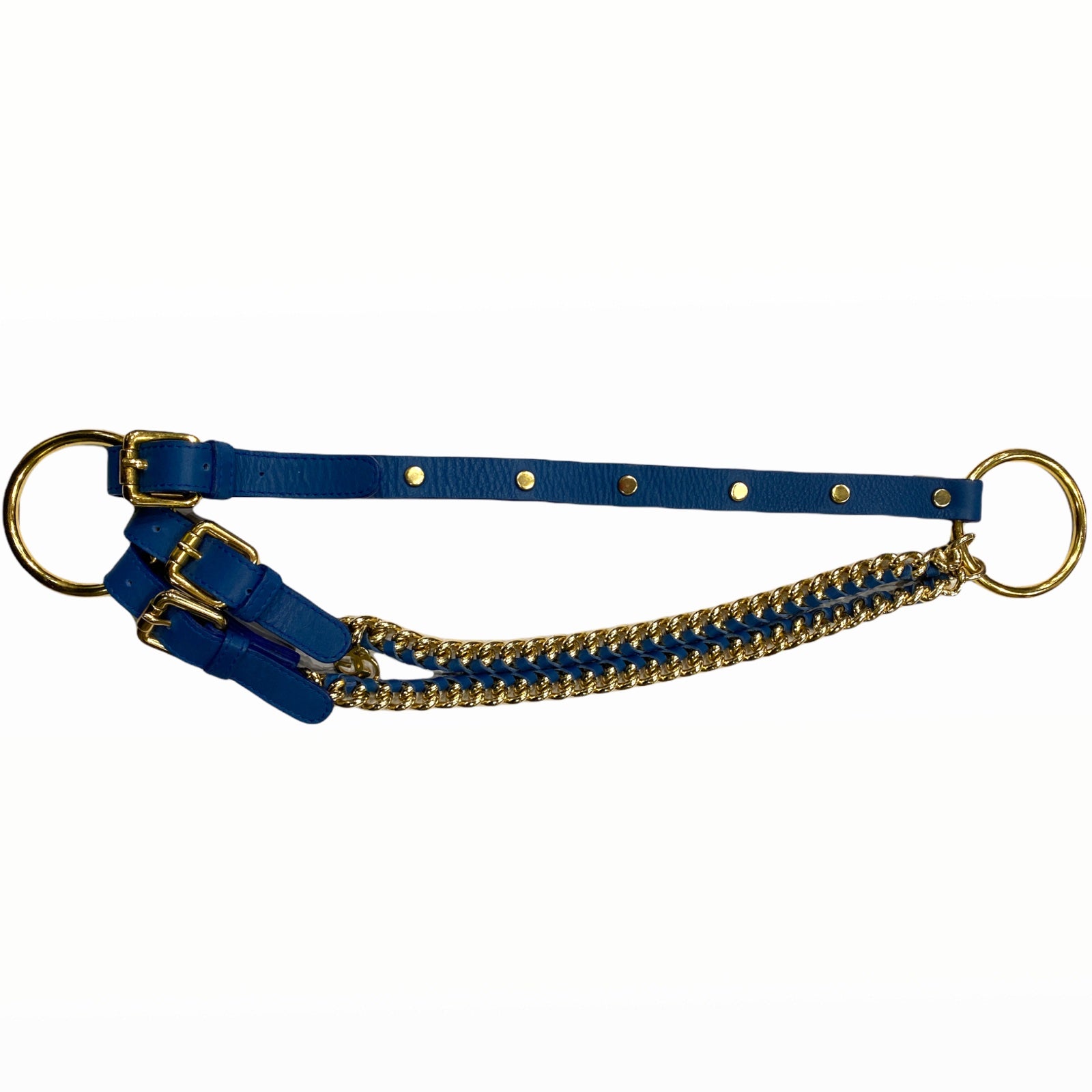 Trendy leather chain belt