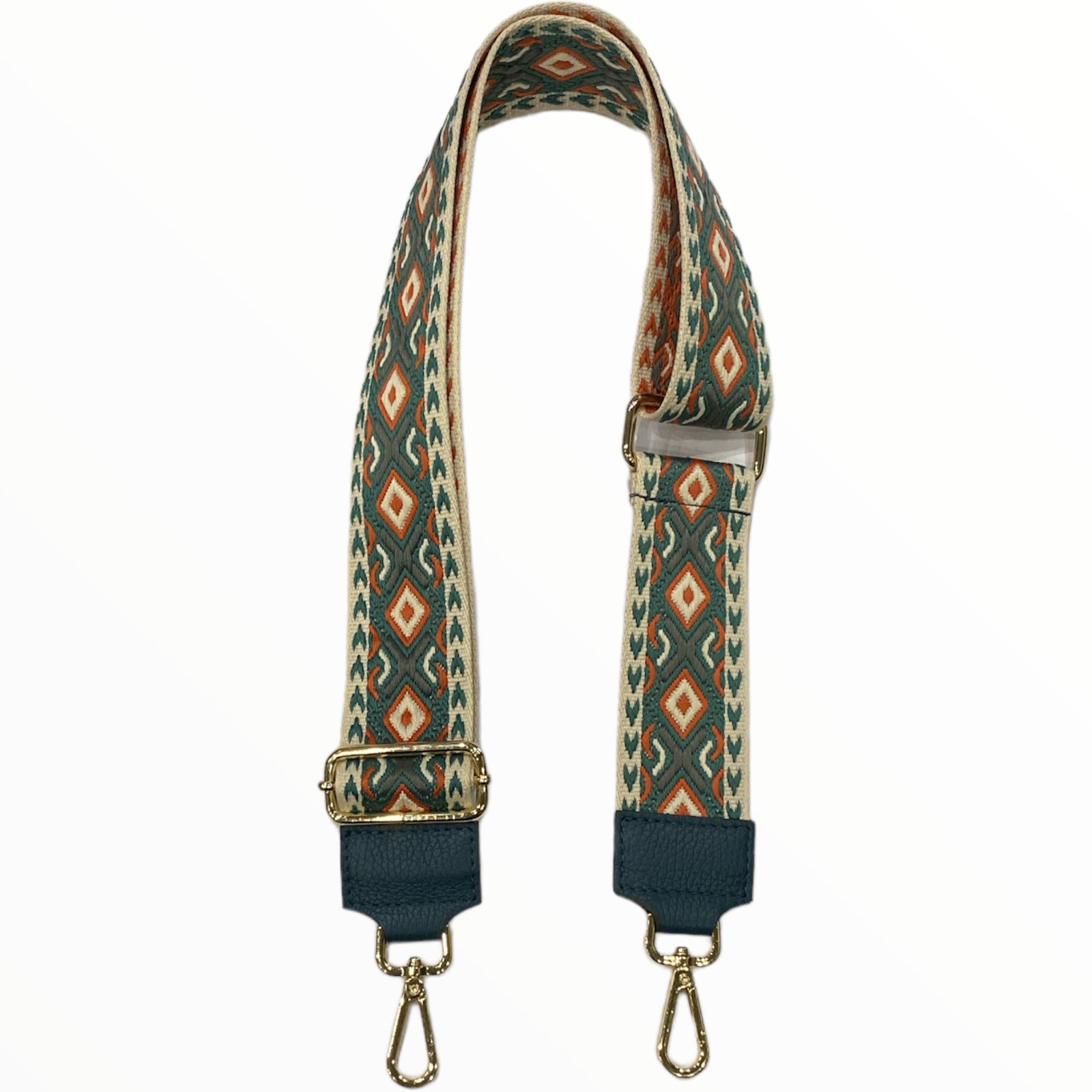 Petrol and aperol boho adjustable strap