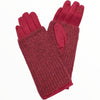 Strong pink 2 in 1 gloves