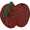 Leather apple coin wallet