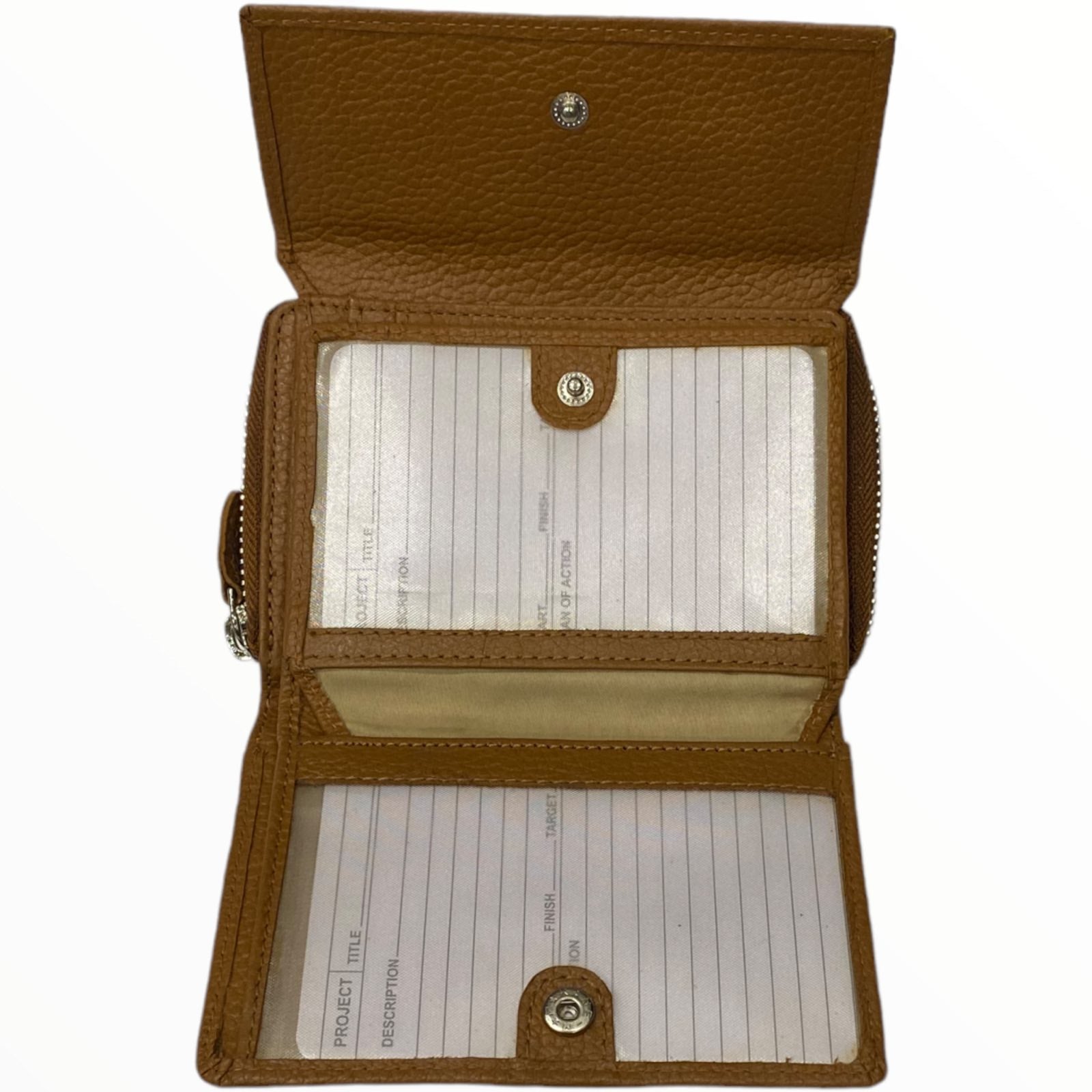 Taba leather small wallet