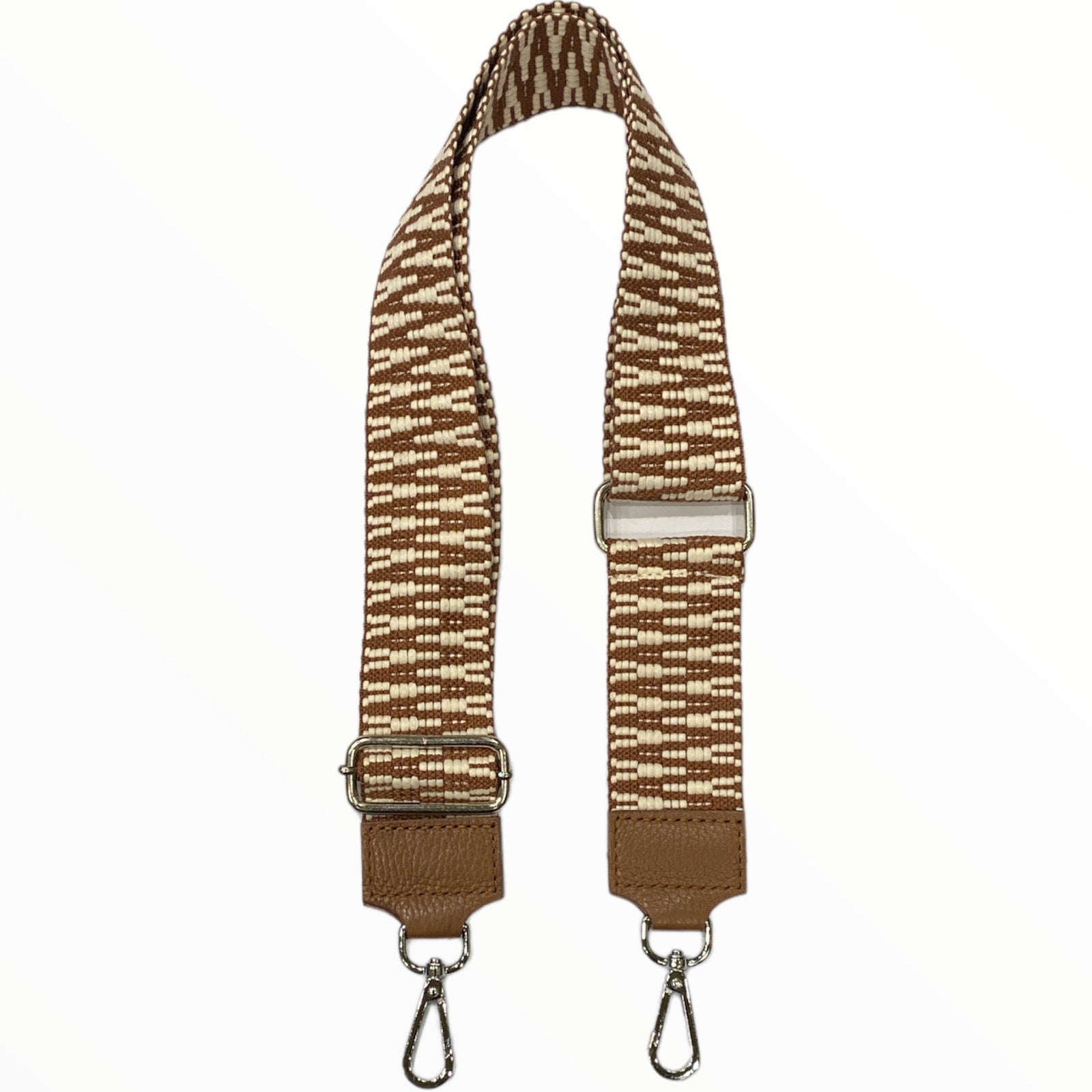 Taba adjustable strap with silver metals