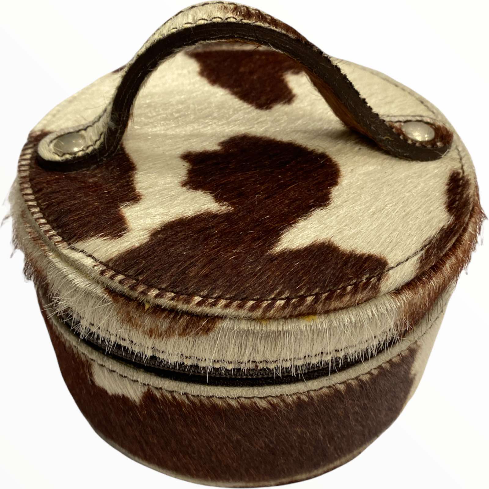 Furla luxury cow-print bijoux case