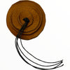 Taba flower leather brooch