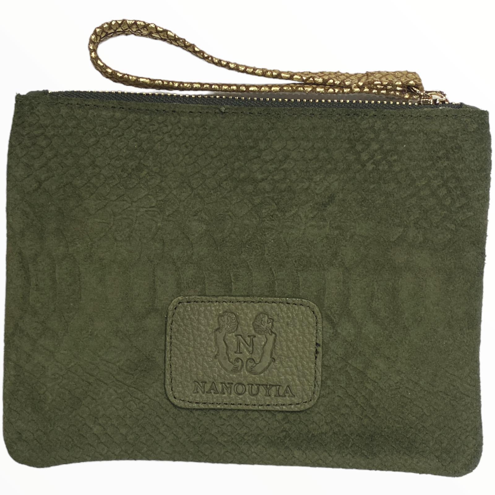 A3 leather beauty case and clutch