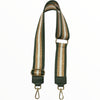 Forest green adjustable strap with gold details