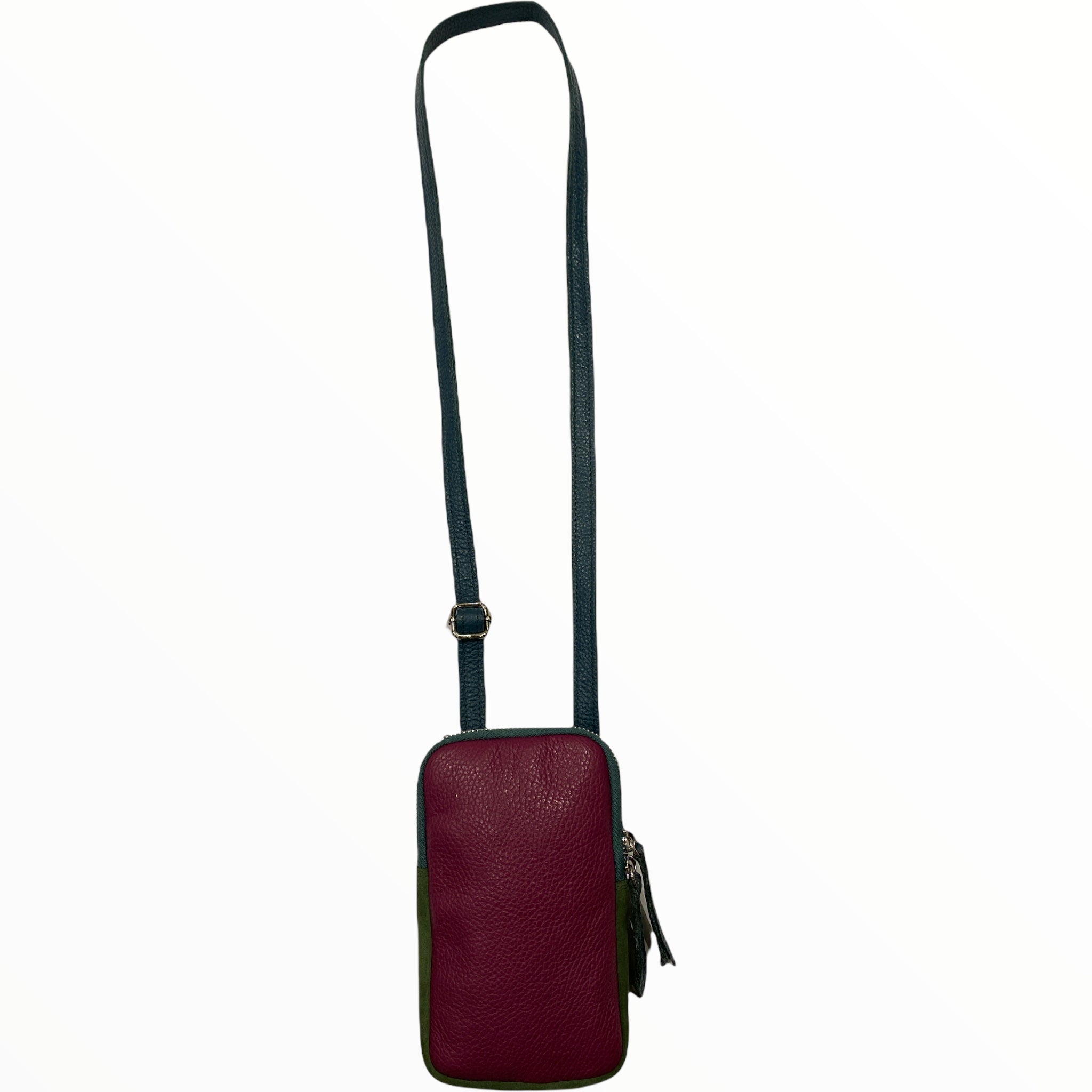 Magenta mobile leather case