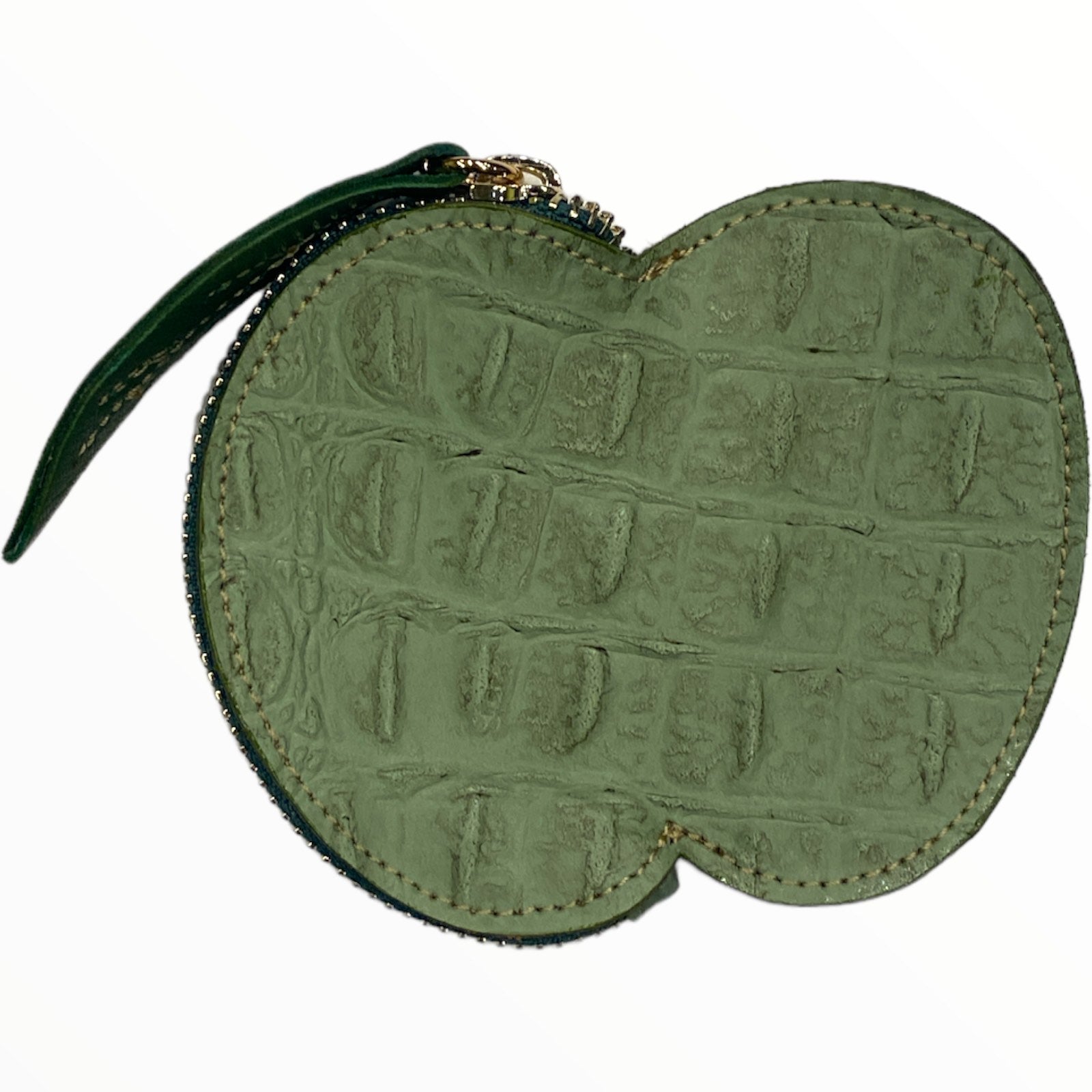 Leather apple coin wallet