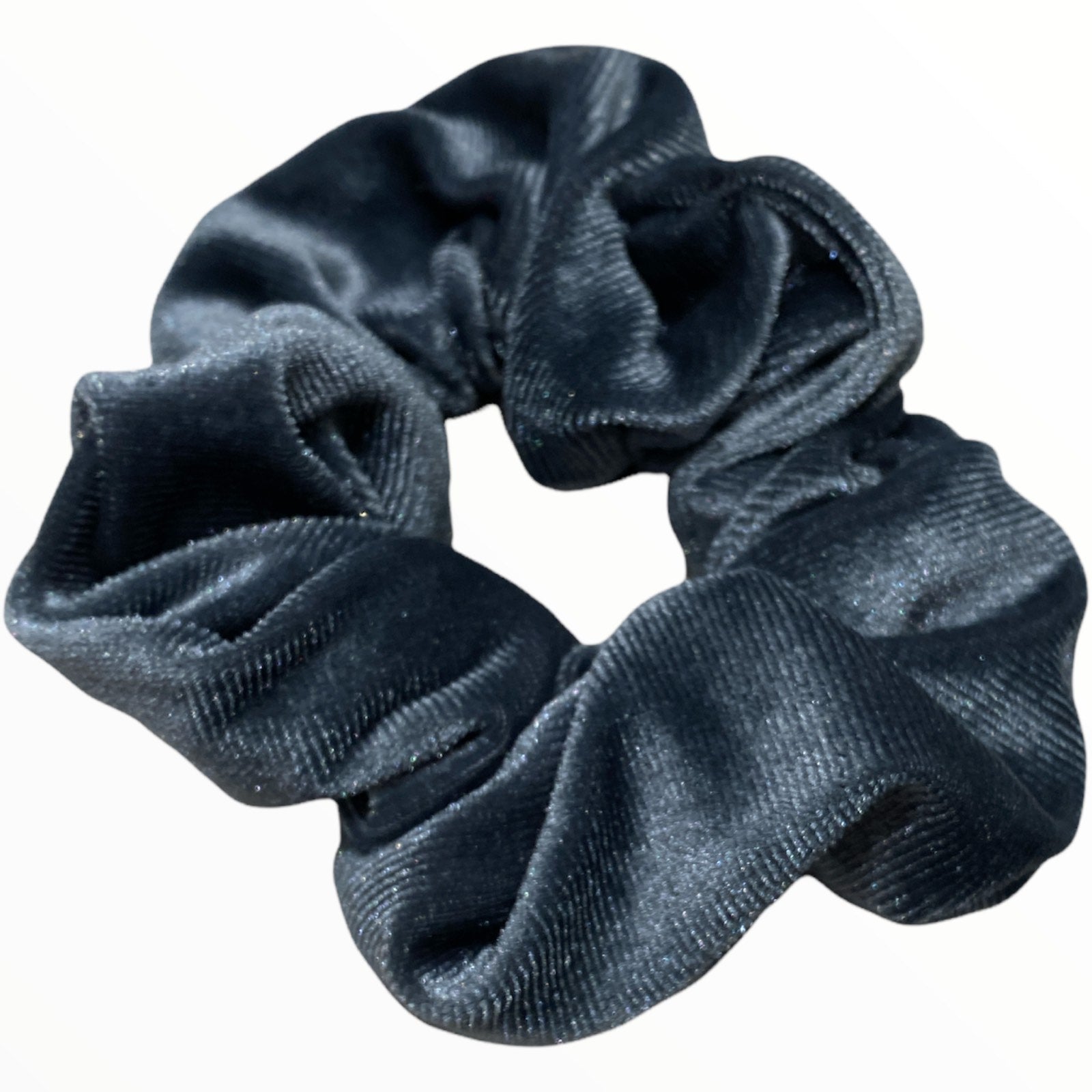 Nanouyia sky blue velvet scrunch