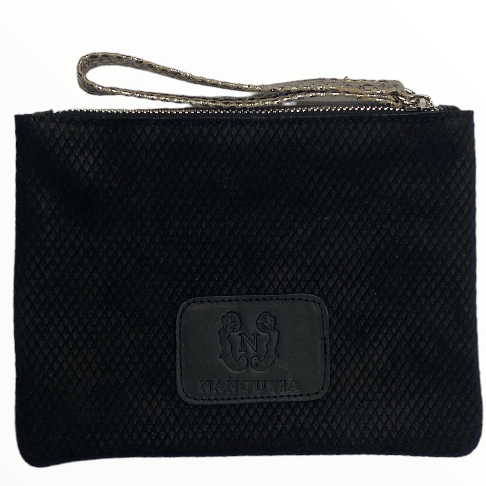 A3 leather beauty case and clutch