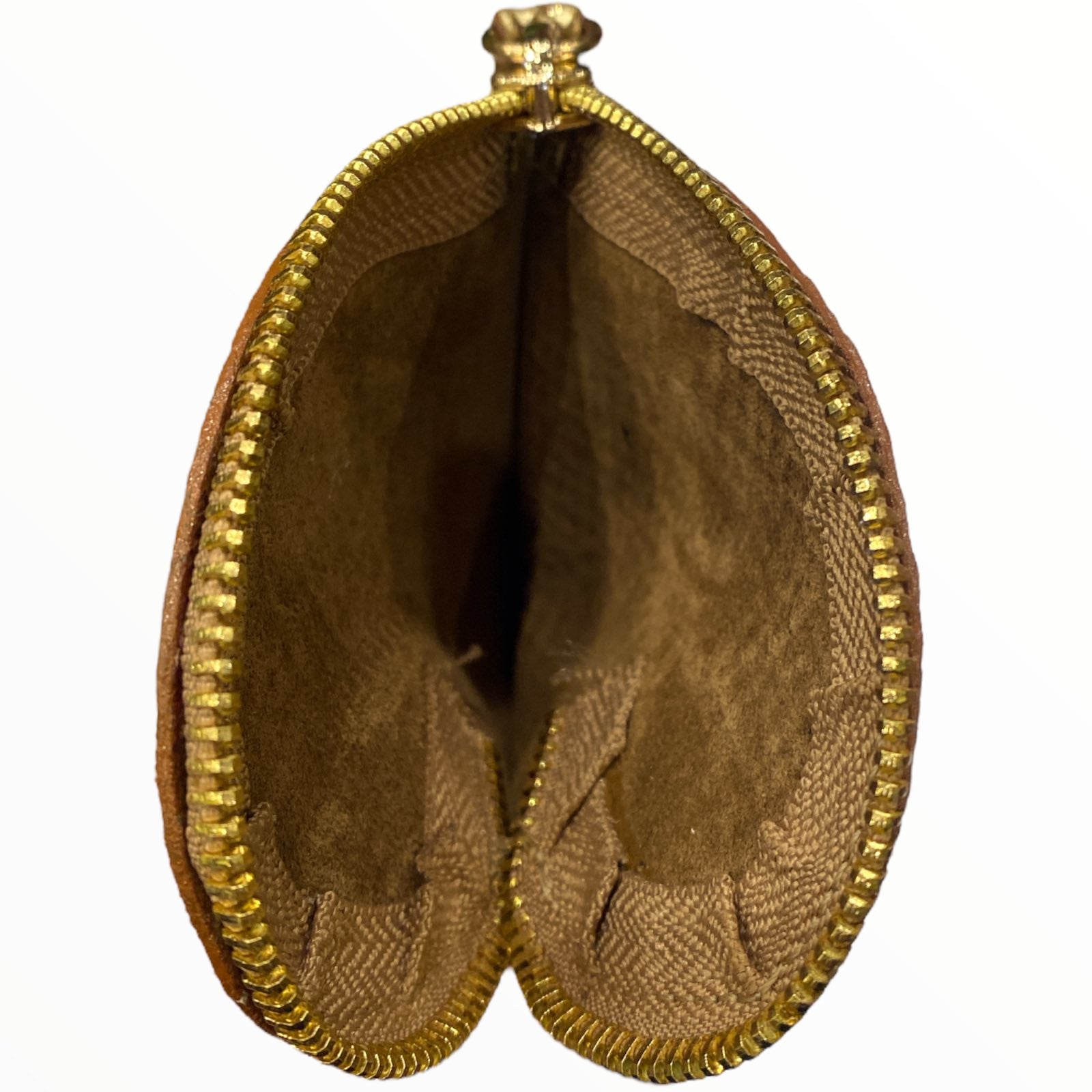 Leather heart coin wallet