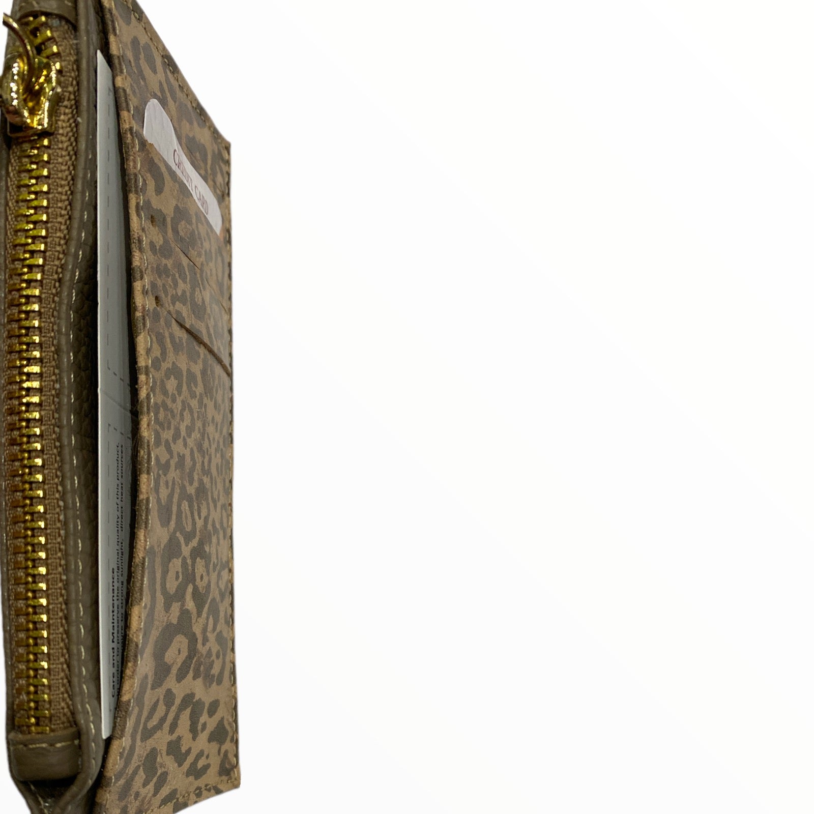 Carouzou leather flat unisex wallet