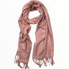 Pink soft scarf