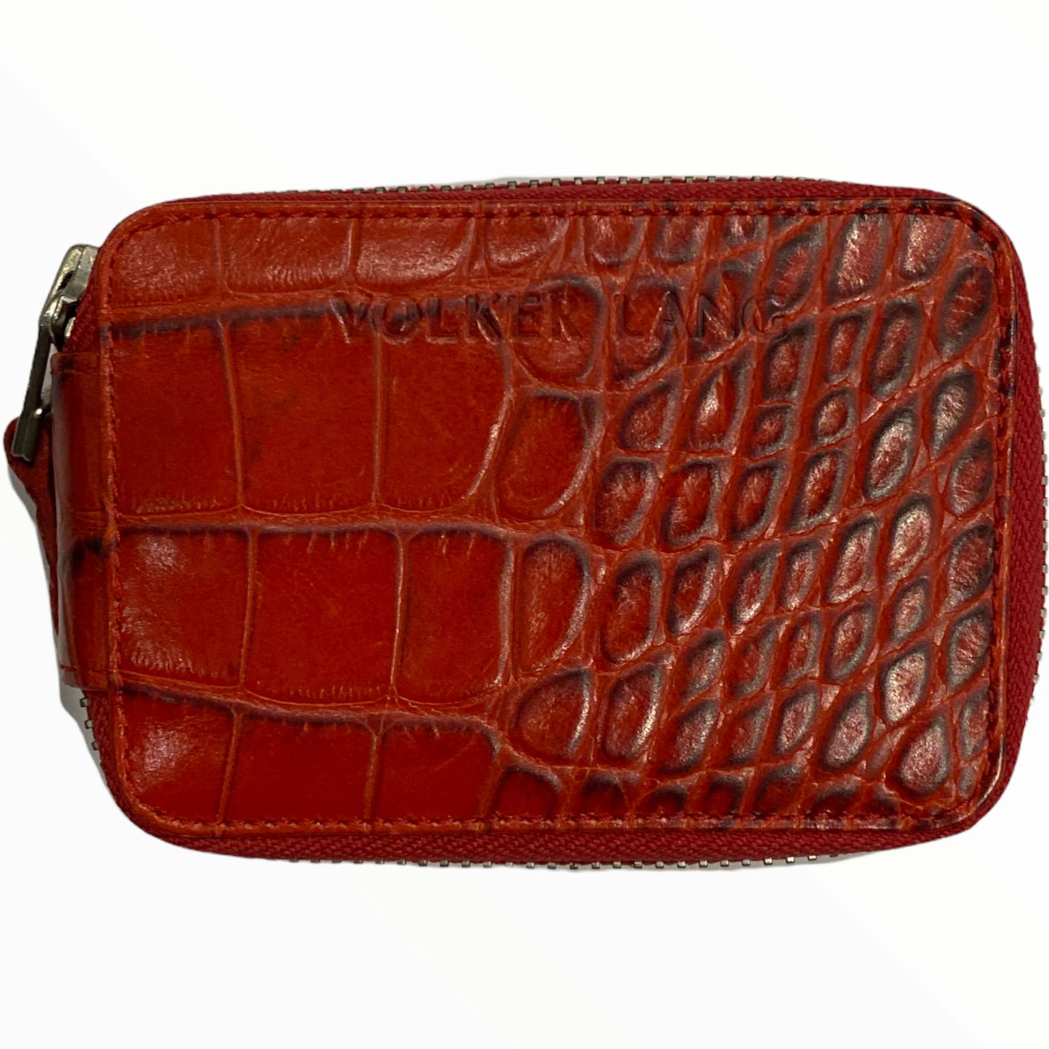 Red croc key holder
