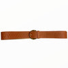 Coral luxury leather belt