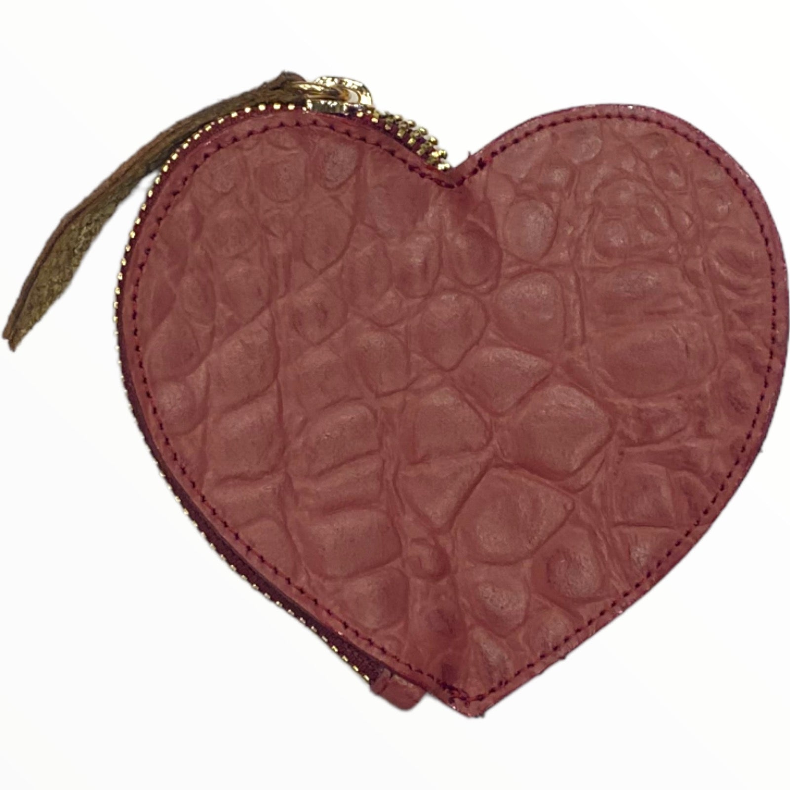 Leather heart coin wallet