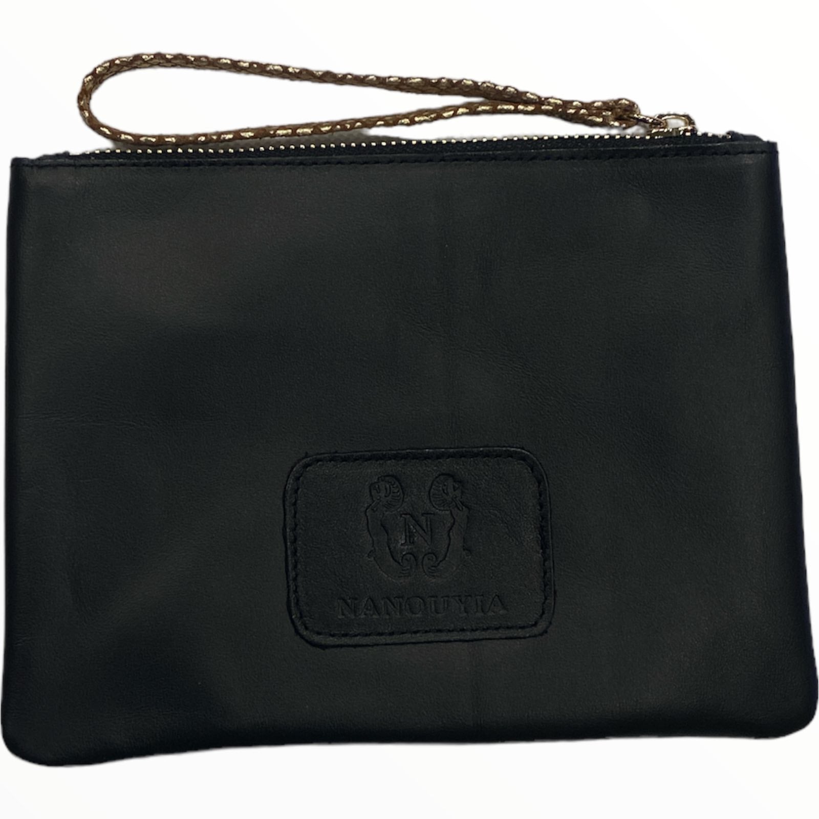 A3 leather beauty case and clutch