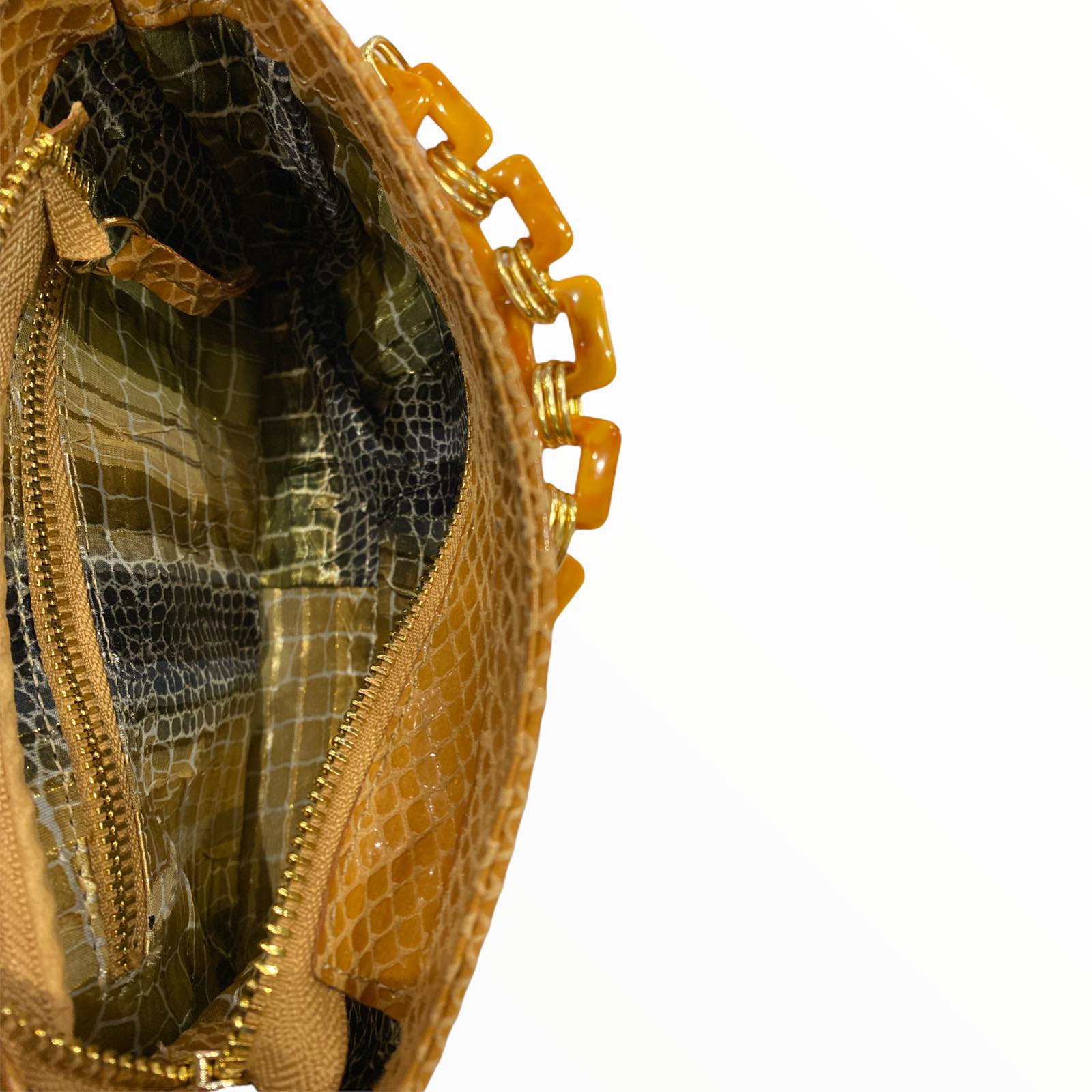 Mandy mini. Camel mermaid leather limited edition bag