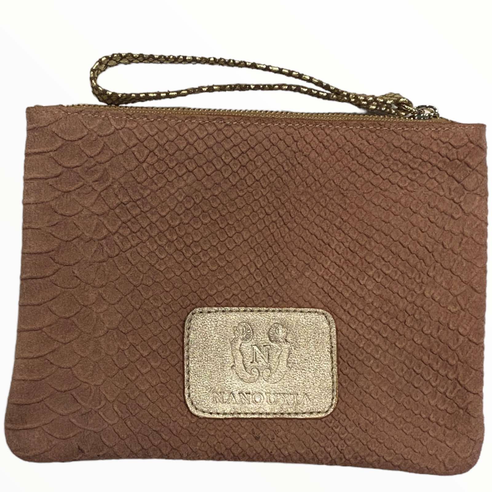 A3 leather beauty case and clutch