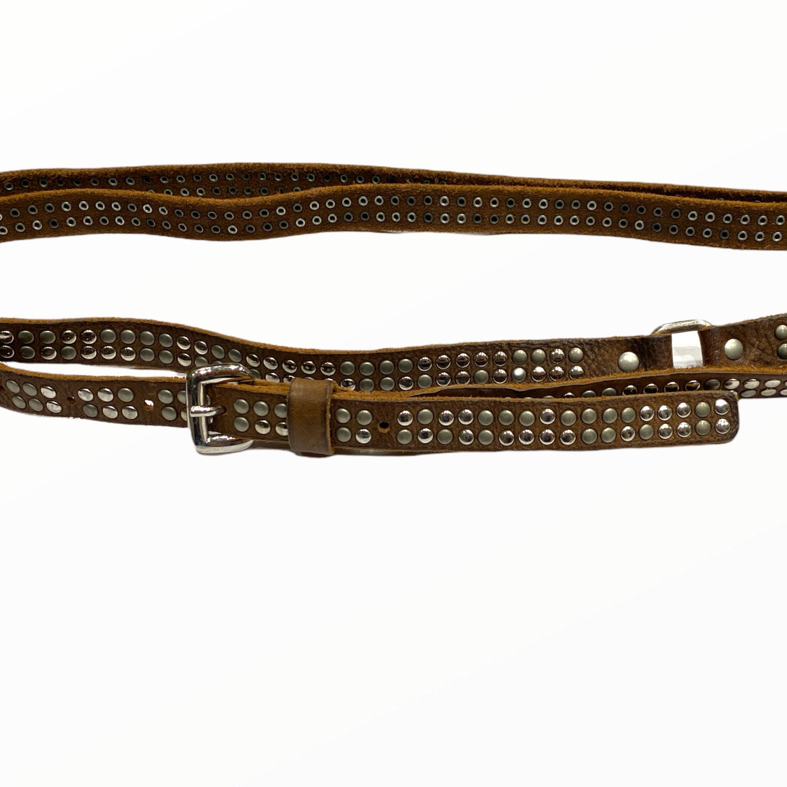 Taba leather belt with trucks