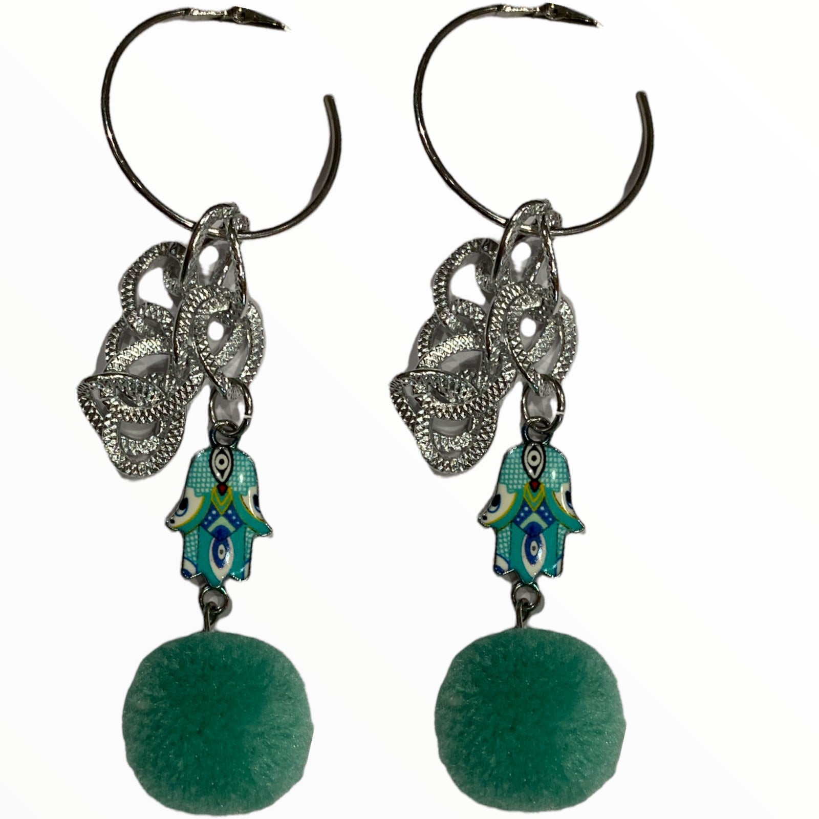 Veraman pon pon earrings