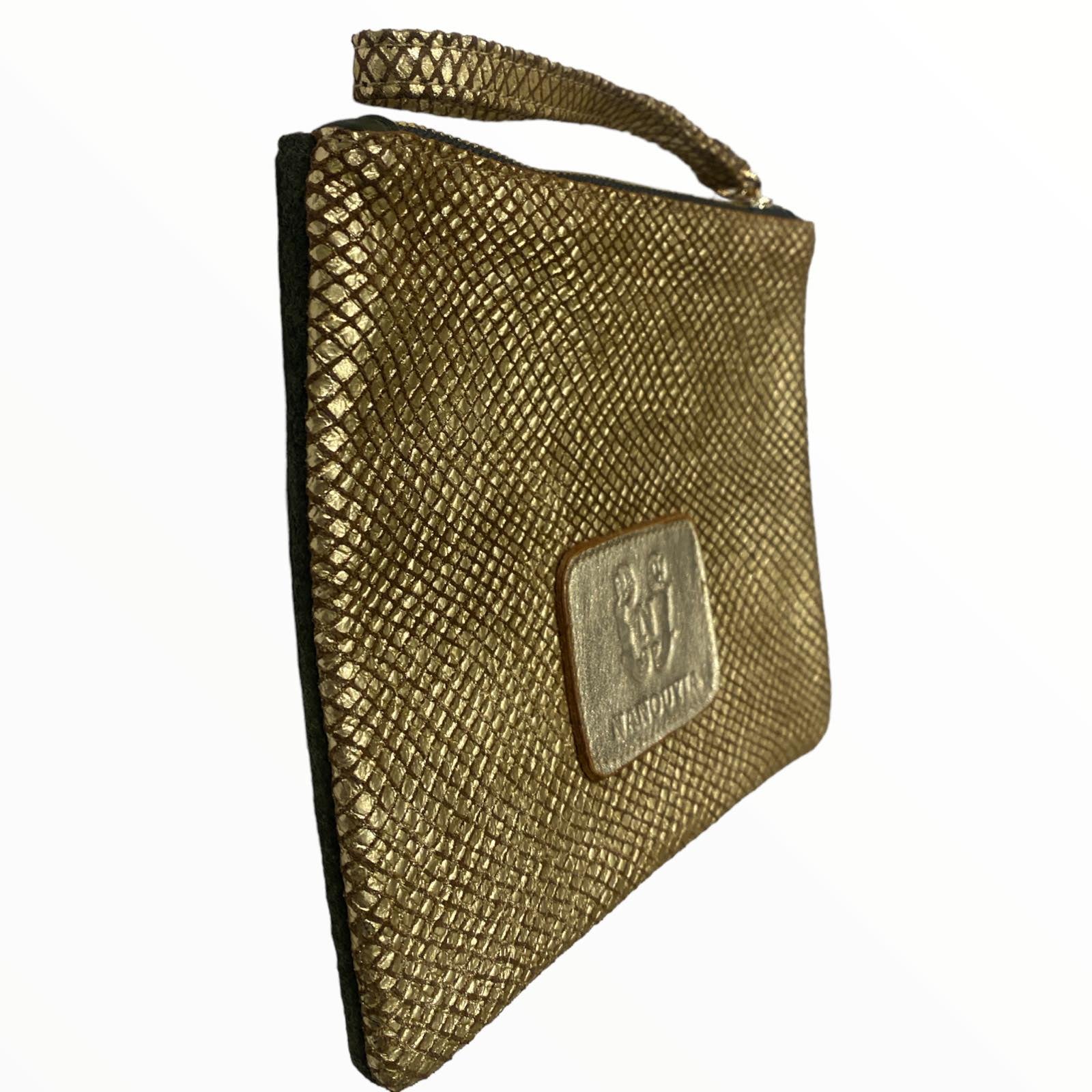 A3 leather beauty case and clutch