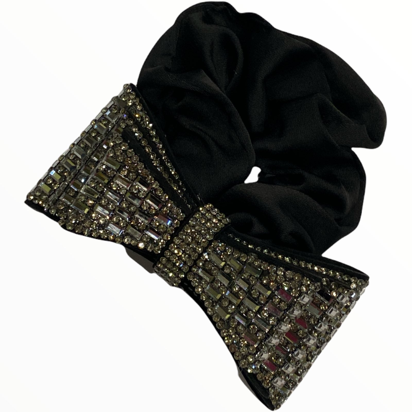 Μαύρο λαστιχάκι μαλλιών με φιόγκο