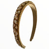 Gold luxury crystals hairband