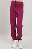 MAGENTA KNITTED PANTS