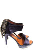 Dea blue metalic glamour leather high heels.Super confortable as well